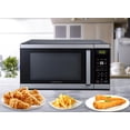 thumbnail image 5 of Farberware FMO09BLKSS Horno microondas de 900 vatios con cerradura para niños, perfecto para apartamentos y dormitorios, interior gris fácil de limpiar, acero inoxidable, 5 of 5