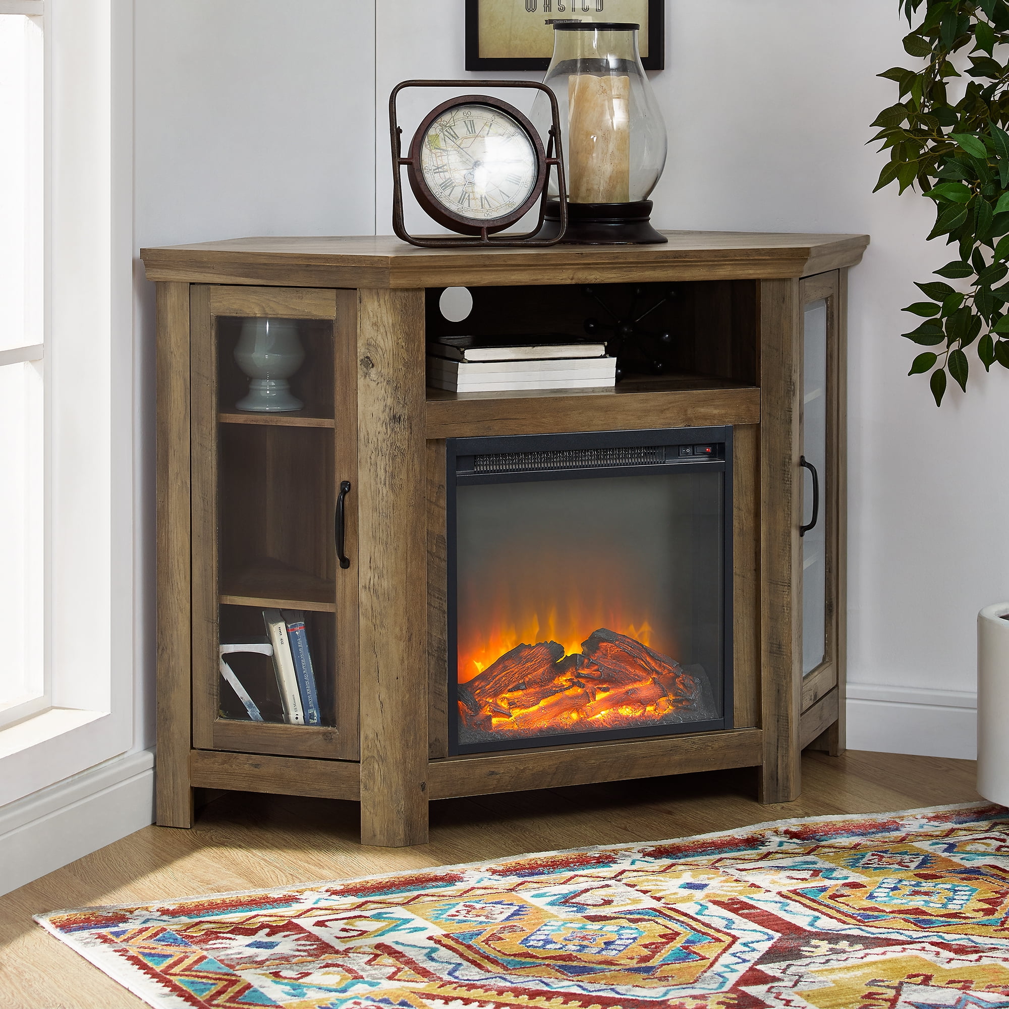 Corner fireplace with your hands: step-by-step instruction (photo) Corner fireplace with your hands: step-by-step instruction (photo)