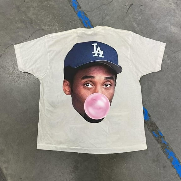 Kobe Bryant 8 24 Face Lakers Dodgers Championship T Shirt S-3XL