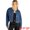 Blue, variant on Women's Elegant Stylish Duster Coat with Buckle Closure L Blue