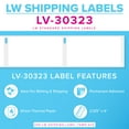 thumbnail image 2 of Dymo LV-30323 Shipping Labels, 2 of 4