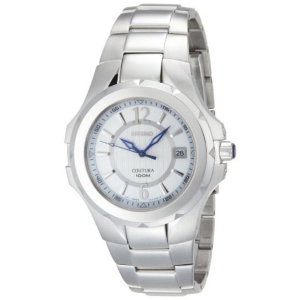 seiko men's silvertone
