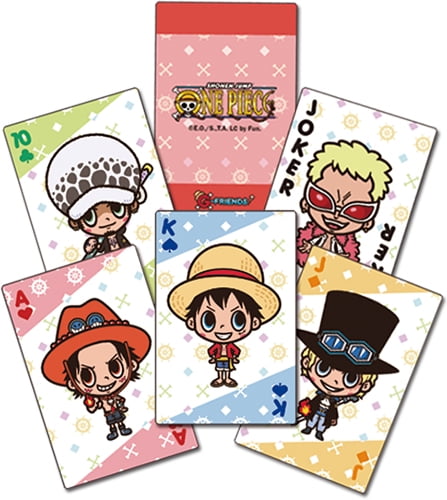 Playing Cards One Piece G Friends Group New Licensed Ge Walmart Com