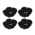 thumbnail image 1 of Shisuyan 4PCS Flannelette Hair Ropes Simulation Crystal Hair Rings Fashion Hair Ties Ponytail Holders for Daily Festival, 1 of 9