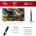 thumbnail image 4 of Tv 75 Pulgadas Smart TV 4K UHD Google TV 75S551G TCL, 4 of 4