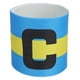 thumbnail image 1 of Banda de Capitán de Fútbol Uxcell, Bandas de Capitán Elásticas para Jóvenes y Adultos Equipo de Fútbol Azul Claro/Amarillo, 1 of 7