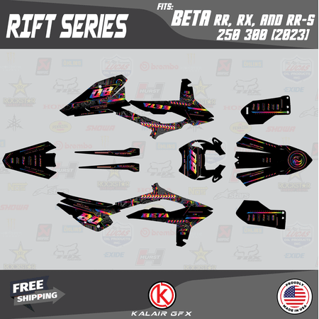 Kalair GFX Graphics Kit for Beta Xtrainer RR RX RR-S 250 300 (2023) Rift Series Kalair GFX Graphics Kit for Beta Xtrainer RR RX RR-S 250 300 (2023) Rift Series
