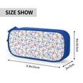 thumbnail image 4 of Goofa Butterflies on Polka Dots Pattern Big Capacity Pencil Pen Case Office College Large Storage High Capacity Bag Pouch Holder Box Organizer, 4 of 9