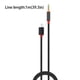 thumbnail image 2 of Cable adaptador USB C a conector auxiliar de audio de 3,5 mm, 1 m, USB tipo C a macho, adaptador para auriculares de coche, 2 of 5