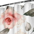 thumbnail image 3 of Pioneer Flower Floral Print Pattern Shower Curtain 36"x72" ,Bathroom Decorative Shower Curtains Set with 12 Hooks,Modern Waterproof Washable Shower Curtain, 3 of 6