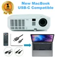 thumbnail image 1 of Pre-Owned NEC NP-V260X DLP Projector - New MacBook Mac USB-C Compatible bundle, 1 of 6