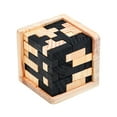 thumbnail image 1 of Rompecabezas de madera en forma de T de XIANXIAN, rompecabezas en forma de cubo, rompecabezas en forma de L, juguete educativo, juguete de inteligencia de madera, juego de rompecabezas para niños y, 1 of 8