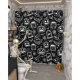 thumbnail image 5 of Halloween Theme Shower Curtain Set ，Waterproof Fabric Shower Curtains Pumpkin Witch Hat Shower Curtains for Bathroom,Bathroom Decor 36"x72", 5 of 6