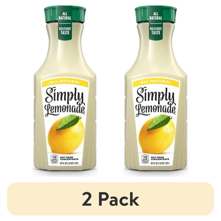 (2 pack) Simply Lemonade Bottle, 52 fl oz