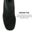 thumbnail image 4 of Journee Collection Womens Kaydia Square Toe Stacked High Ankle Booties, 4 of 6