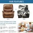 thumbnail image 6 of Recliner Slipcovers 4-Pieces Recliner Covers Recliner Couch Covers Recliner Chair Cover Non Slip Reclining Slipcovers with Storage Pockets Furniture Protector for Living Room, 6 of 8