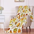 thumbnail image 2 of Yibo Green Cactus Blanket Flannel Soft and Comfortable Anti-static Bed Sofa Blanket, 2 of 7