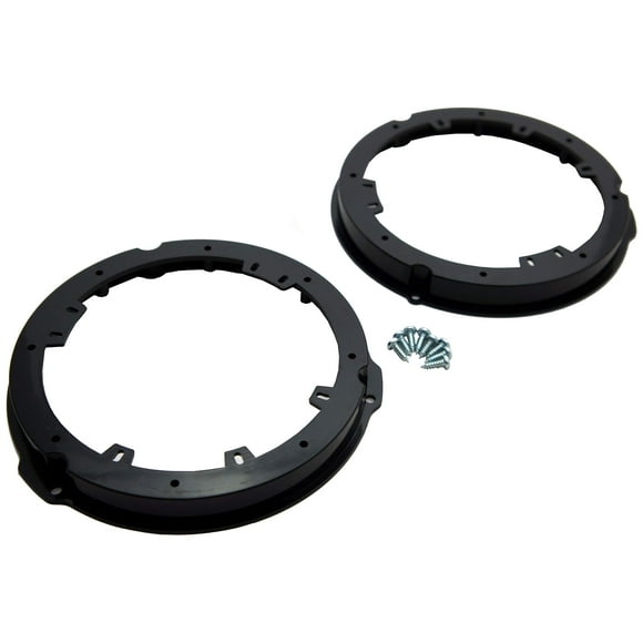Harmony Audio Compatible with 2015-2019 Ford Transit Van HA-825605 Front Factory to Aftermarket 6.5" Speaker Adapters