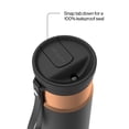 thumbnail image 4 of Contigo SnapSeal Leakproof Stainless Steel Reusable Water Bottle with Carrying Strap, Black/Bronze, 16 oz, 4 of 7