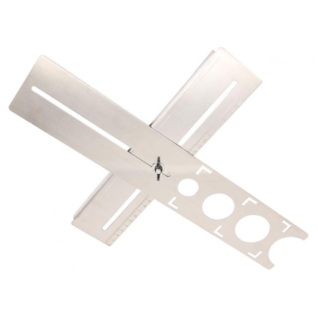 Mesurer Trop, Tuile de Localisateur de Trou de Tuile, Prime Réglable en Acier Inoxydable Tuile Trou Locator Règle Poinçon Universel Outil de Mesure