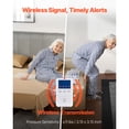 thumbnail image 2 of KFFKFF Early Alert Bed Alarm System, Wireless Bed and Chair Sensor Pad with Call Button & Pager, Pre-Alert Safety Bed Alarms and Fall Prevention for Elderly, Dementia Patients, and Adults, 2 of 9