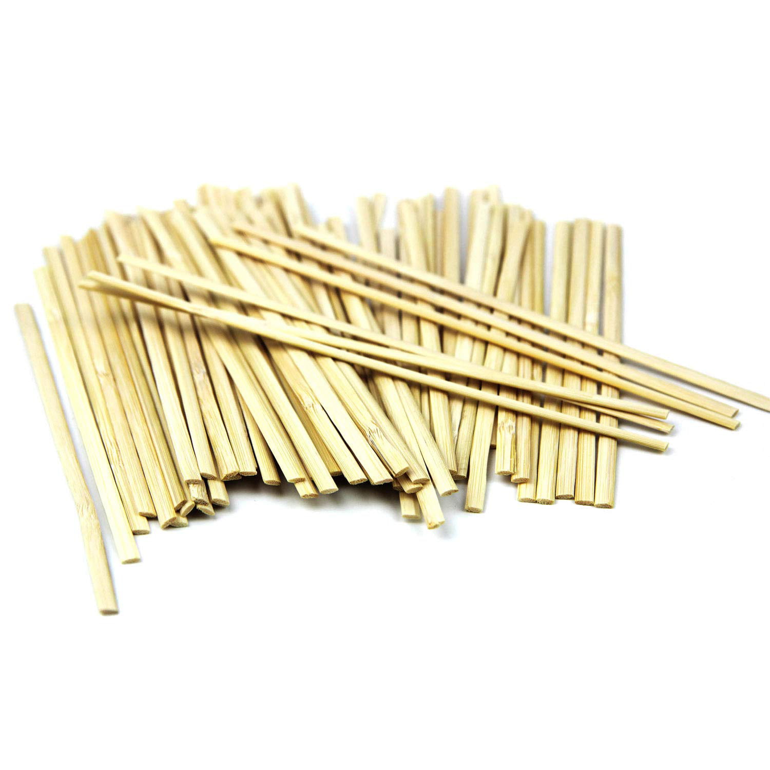 Details about   1000 X Bamboo Coffee/Tea Stirrer Sticks 5.5 inches with Square End Brown 