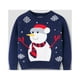 thumbnail image 1 of Suéter Jersey de dibujos animados para niños Estilo navideño Algodón Manga larga Top Traje de vacaciones Cgtredaw Azul marino T 3-4 años Única para Niño, 1 of 6