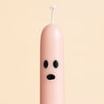 thumbnail image 6 of Cute Ghost Taper Candles, Halloween Spooky Ghost Face Long Stick Candles, Decorative Dinner Candlesticks for Halloween Party Home Table Decor, Pink, 6 of 6