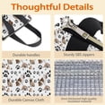 thumbnail image 4 of Bulldog Dog and Footprints Insulated Lunch Bag for Women & Adults,Large Portable Soft Cooler Lunch Bag,Thermal Food Storage Tote with Pearl Cotton,8.66L,8.75x5.75x9.5 Inch, 4 of 6