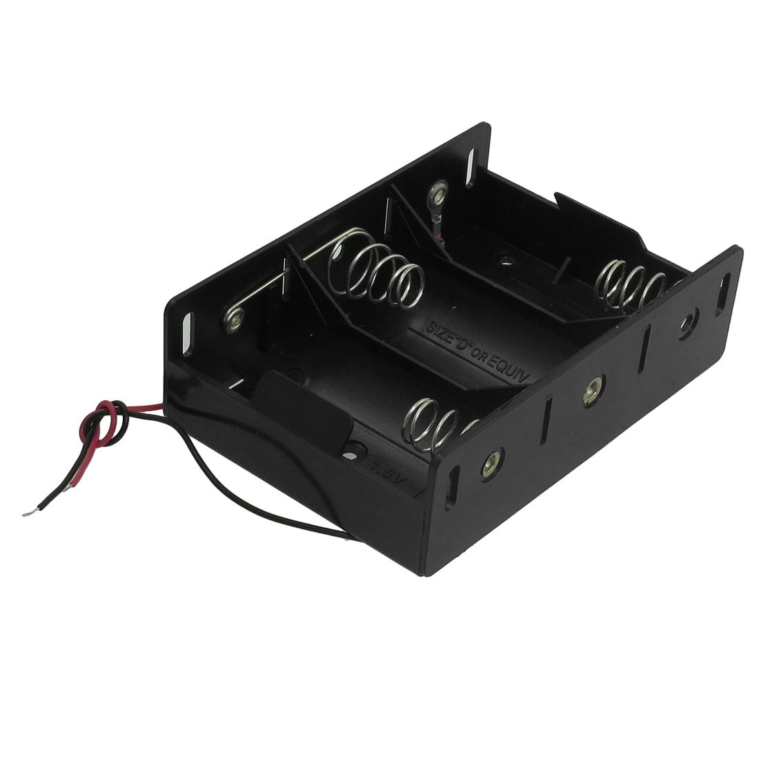 Black Plastic 3 x 1.5V D Battery Wire Cell Case Leads Walmart Canada