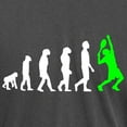 thumbnail image 3 of CafePress - Tennis Evolution (Green) T Shirt - Mens Comfort Colors Shirt, 3 of 5