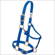 Weaver Leather Original Adjustable Nylon Weanling / Suckling / Arabian Horse Halter 3/4" Blue / Arabian