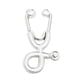 thumbnail image 5 of Broche Pin Broche Solapa Yuyangstore enfermera regalo Rhinestone elegante plateado, 5 of 8