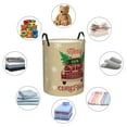 thumbnail image 6 of Daiia christmas Vintage Red Truck Laundry Hamper With Handles Large Storage Basket/Toy Organizer/Dirty Clothes Collapsible Waterproof For College Dorms, Bedroom,Bathroom, 6 of 8