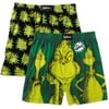 Dr. Seuss - Men's Merry Grinchmas and The Grinch Boxers, 2-Pack