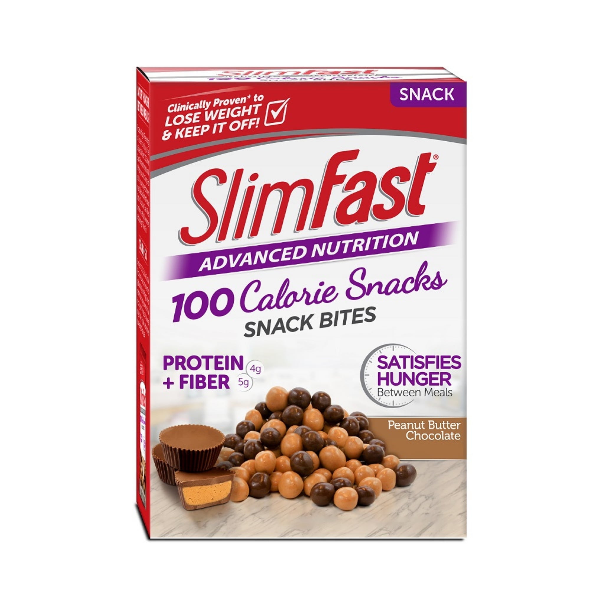 SlimFast Advanced Nutrition 100 Calorie Snacks, Peanut Butter Chocolate