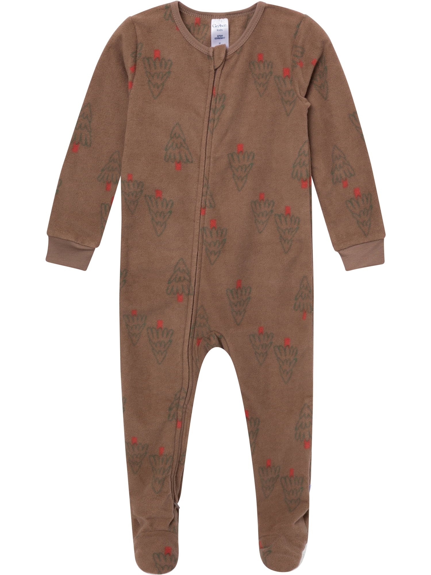 Gerber Baby and Toddler Neutral Microfleece 2-Way Zipper Blanket Sleeper Pajamas, 3-Pack, Sizes 0/3 Months - 5T