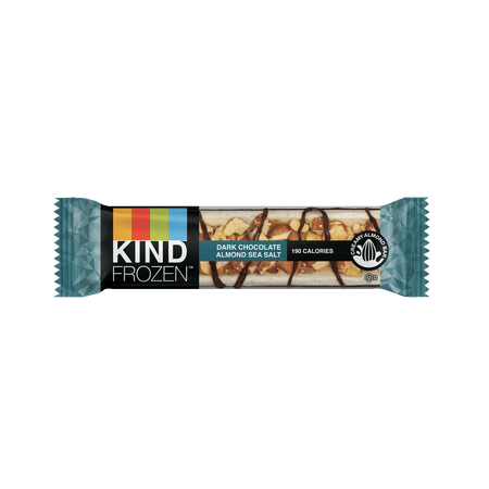 KIND FROZEN Dark Chocolate Almond Sea Salt Bars Single