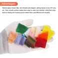 thumbnail image 4 of Unique Bargains 200g Glass Mosaic Tiles for Craft, Stained Glass Mosaic Tiles Bulk for Craft DIY Art Project Multicolor, 4 of 5