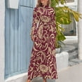 thumbnail image 3 of Tallahassee - Floral Long Dress Clothing luxury women's party dress evening prom, 3 of 4