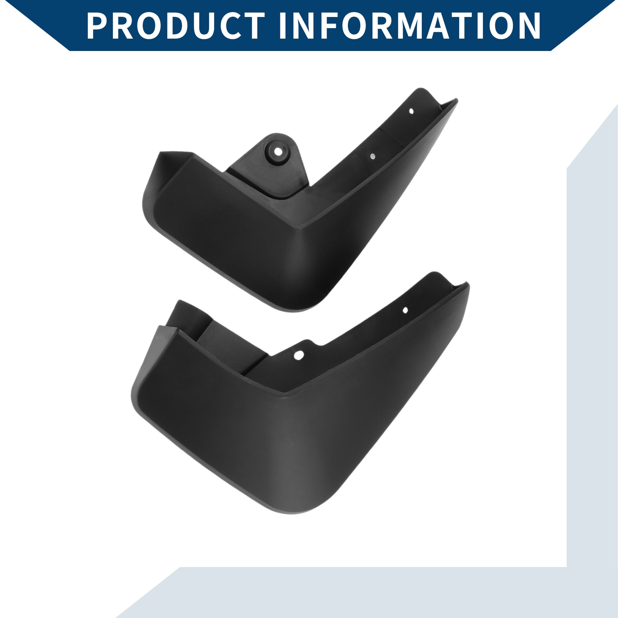 Unique Bargains Mud Flaps Splash Guards W/Mount Accessories for Jaguar E-PACE 2018-2022 Front Rear Mud Guards 1 Set