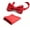002- Red, variant on Pre-Tied Bow Tie & Pocket Square Set, Men's Formal Neckwear