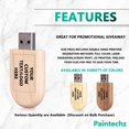 thumbnail image 2 of Unidades flash USB Paintechz con logotipo personalizado de madera, 8 GB, paquete de 100, 2 of 8