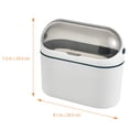 thumbnail image 5 of GETAJGHSD Desktop Small Trash Can Pp Rectangular For Home Environment 1Pcs 8.1x4In, 5 of 8