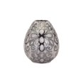 thumbnail image 1 of IMAX Corporation Rowena Medium Earthenware Vase in Silver, 1 of 1