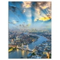 thumbnail image 2 of Tower Bridge Area and City Light - Cityscape Photo Canvas Print, 2 of 3