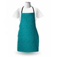 thumbnail image 3 of Abstract Apron, Spiral Lines with Pastel Colored Drop Shapes Rain Inspired Tile, Unisex Kitchen Bib with Adjustable Neck for Cooking Gardening, Adult Size, Blue and Multicolor, by Ambesonne, 3 of 4