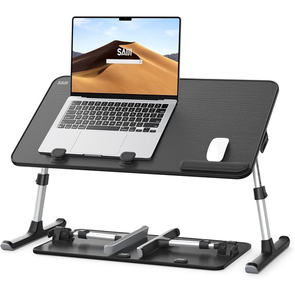 Soporte para Laptop Saiji con Altura y Ángulo Ajustables, Mesa Plegable