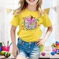 thumbnail image 2 of Mode Décontractée pour Filles, T-Shirt à Manches Courtes, Col Rond, Coupe Ample, Confortable et Élégant pour Enfants, 2 of 4