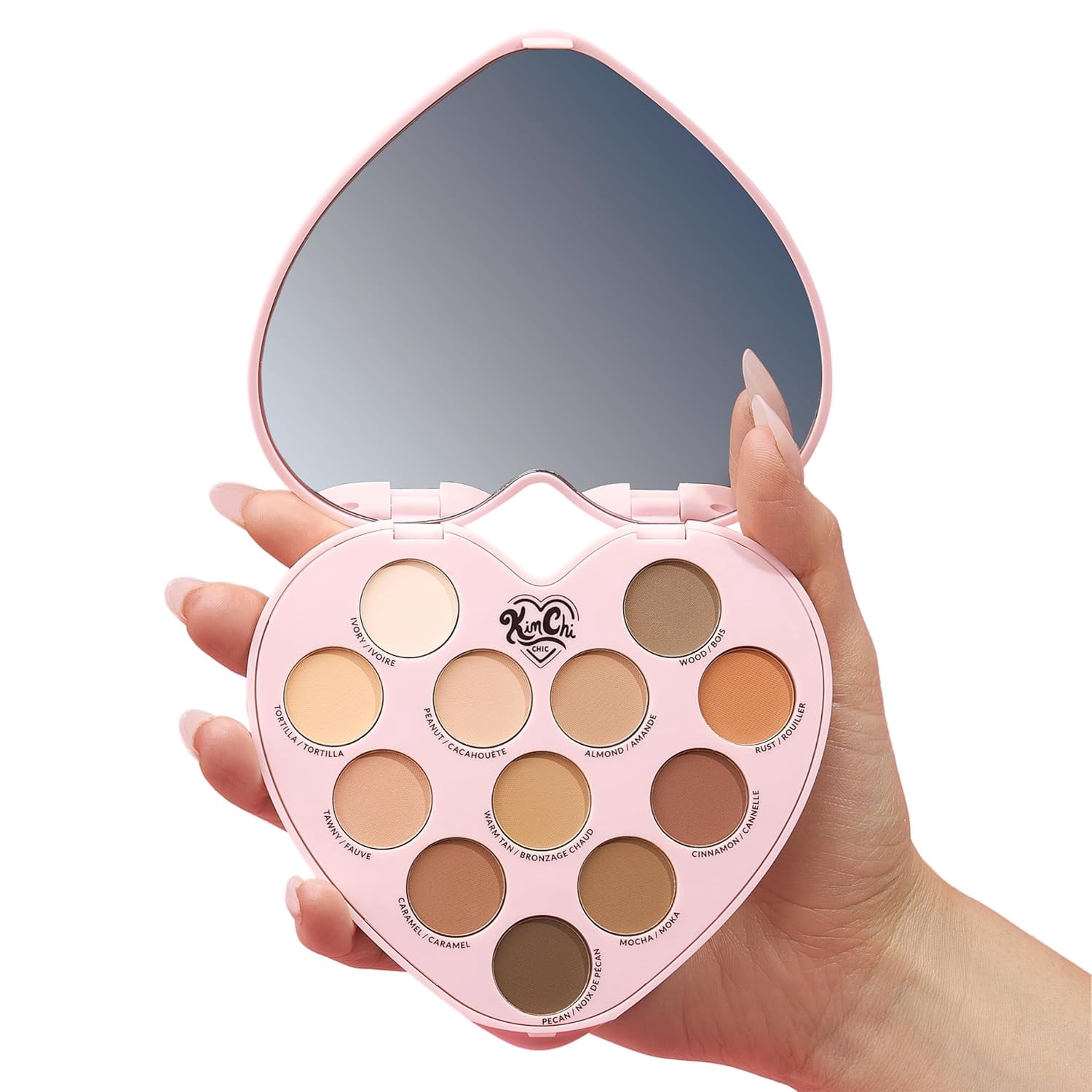 KimChi Chic Beauty Spinning Hearts Love Shadow Palette, 01 Lifetime Partner, 0.3 oz